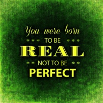 je hoeft niet perfect te zijn